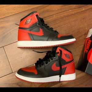 Air Jordan 1 Retro High OG GS ‘Banned’ 2016 size 5